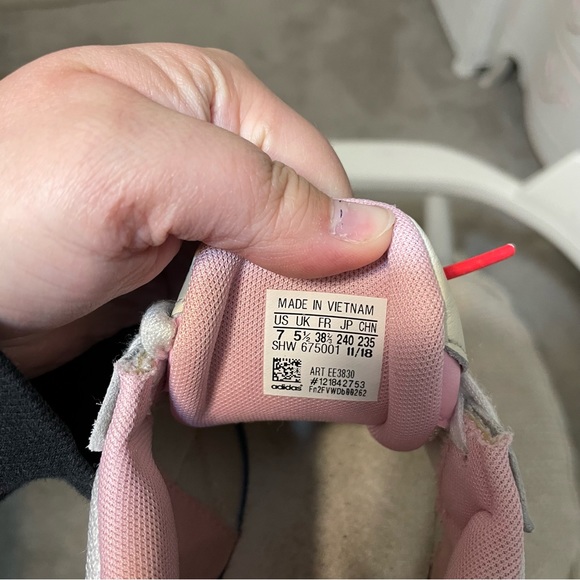 Adidas Red and Pink Sneakers - Picture 5 of 7